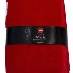 Harvia handdoek 70x140 cm rood