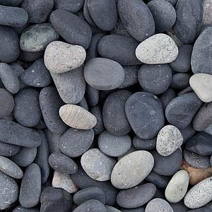 AG Beach pebbles zwart 8-16 mm Minibag 0.5m3