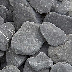 AG Flat pebbles zwart 30/60* mm Minibag 0,5m3