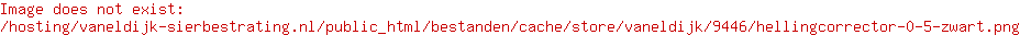 Hellingcorrector 0-5% Zwart