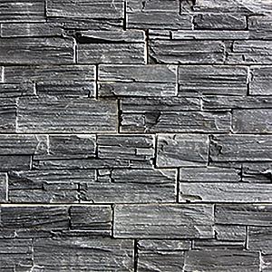 Black Slate XL steenstrip 60x15x2-3.5 cm.