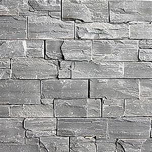 Grey Slate XL steenstrip 60x15x2-3.5 cm.