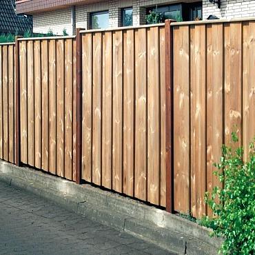 Hardhouten paal 6.5x6.5x275 cm Geschaafd