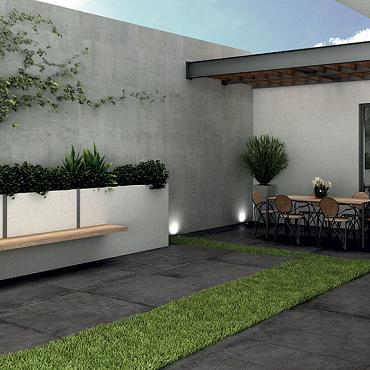 Materika BLACK 100x100x2 cm