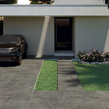 Slate Stone piombo 60x120x2 cm