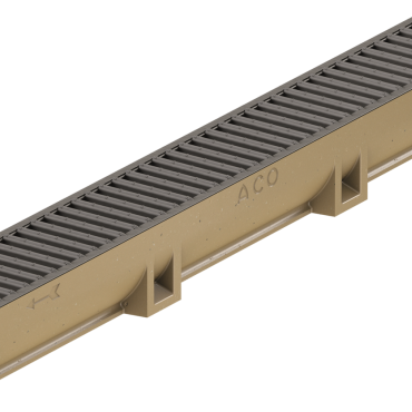 ACO Sleufrooster verzinkt staal antraciet, L=1000mm (tbv. ACO Hexaline 2.0 en ACO Euroline)