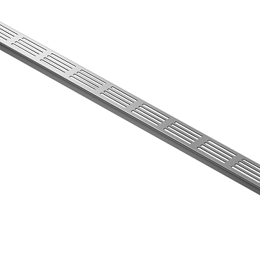 ACO slimline vervangingsrooster Blank aluminium L = 1000