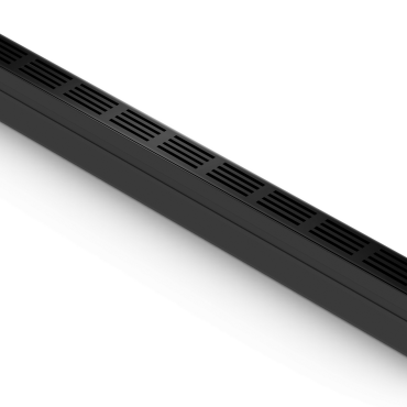 ACO SlimLine gootsysteem B=61mm L=1000mm H=100mm incl. ZWART aluminium designrooster