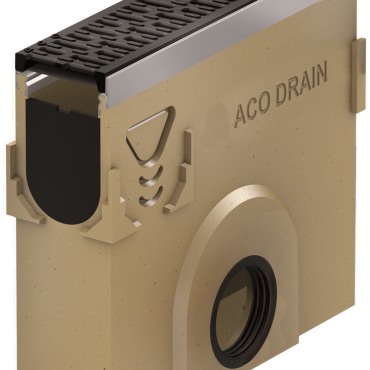 ACO Vuilvanger ACO Multiline Light V100S L=500mm. H=450mm uitloop Ø110mm kst. emmer