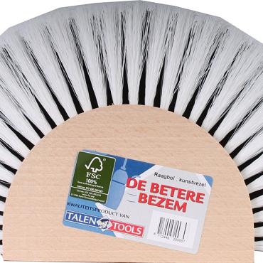 Raagbol kunstvezel haren