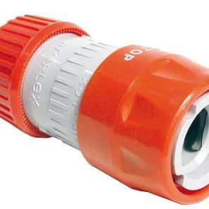 Snelkoppeling met stop en slanghouder Ø 12-18 MM PVC op kaart