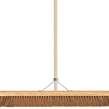 Zaalveger 90cm cocos met 160/28 steel
