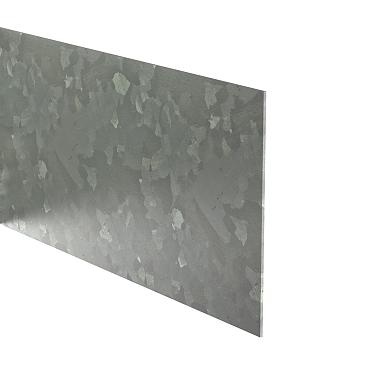 Verzinkt Edging recht 2300x2x200 mm (LxDxH)