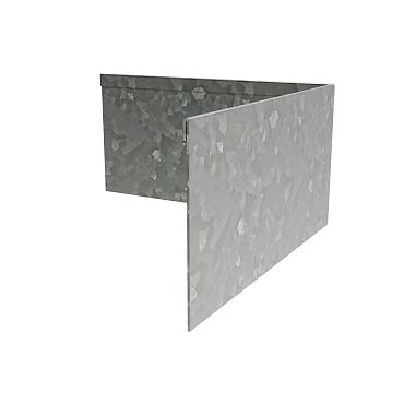 Verzinkt Edging geplet buitenhoek (standaard) 300 mmx3x290 mm mm (LxDxH)