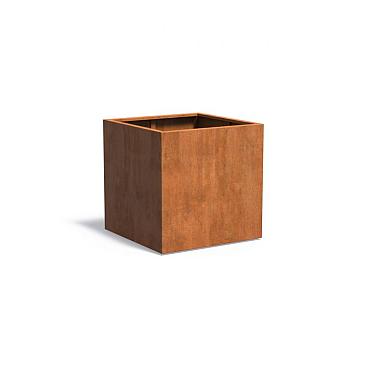 Bloembak Corten 1000x1000x1000 mm