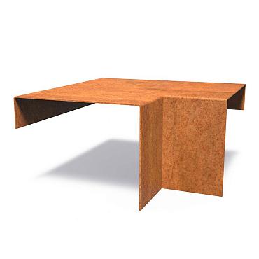 Corten Top Edge binnenhoek 300 mmx204 mmx150 mm mm (LxDxH)