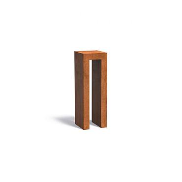 U-element (sokkel) Corten 400 x 400 x 1200 mm