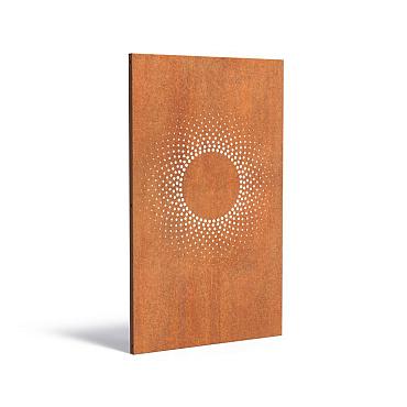 Decoratief paneel abstract Corten 1100 x 50 x 1800 mm