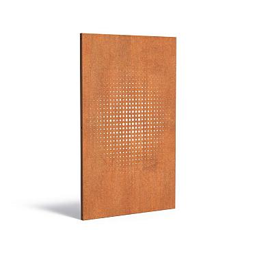 Decoratief paneel abstract Corten 1100 x 50 x 1800 mm