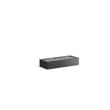 Watertafel Aluminium + LED 2000 x 800 x 400 mm