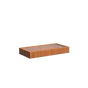 Vijver Corten 3000 x 1500 x 400 mm