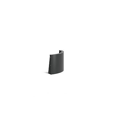 Keerwand Aluminium buitenbocht 500x4x400 mm (LxDxH)
