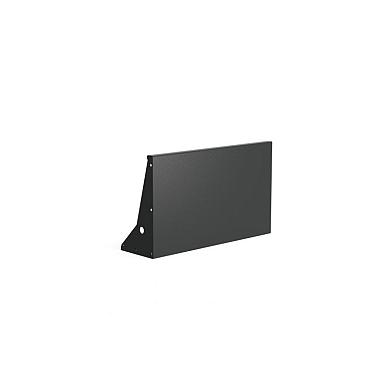 Keerwand Aluminium 1000x4x600 mm (LxDxH)