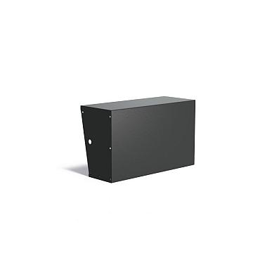 Keerwand Aluminium 1000x4x600 mm (LxDxH)