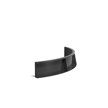 Keerwand Aluminium binnenbocht 1500x3x300 mm (LxDxH)
