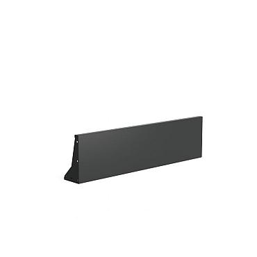 Keerwand Aluminium 1500x4x400 mm (LxDxH)