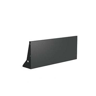 Keerwand Aluminium 1500x4x600 mm (LxDxH)