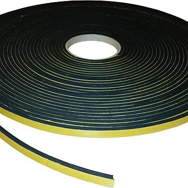 Epdm afstandband 5x10mm polymeer. 1 rol=20 mtr shore 70