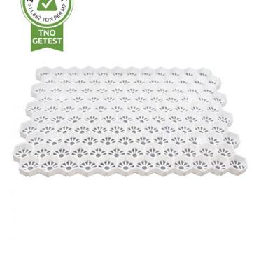 Grindplaat wit zonder doek 90x65