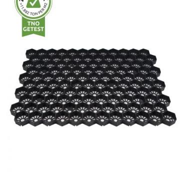 Grindplaat zwart zonder doek 90x65