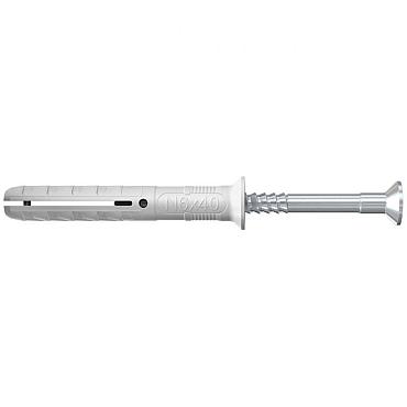 Spijkerplug 8x120mm met verzonken boord