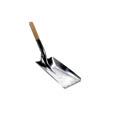 Talen Tools – Ballastschop – Karlstad – Aluminium – Met slijtstrip – Essenhouten steel – 135 cm