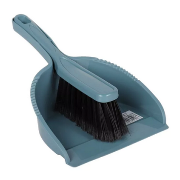 Talen Tools – Stoffer en blik – Blauw – Compact – Kliksysteem