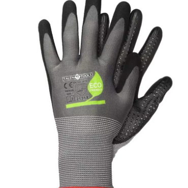 Talen Tools – Werkhandschoenen – Gerecycled – ECO Friendly – Nitrilcoating – Maat S