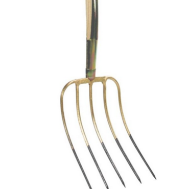 Mestvork 5 tands D-steel 85 cm