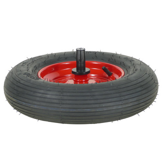 Wiel staal rood 2ply as-20
