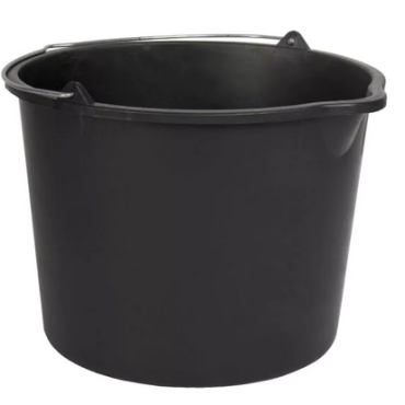 Bouwemmer - 12 liter - Met schenktuit