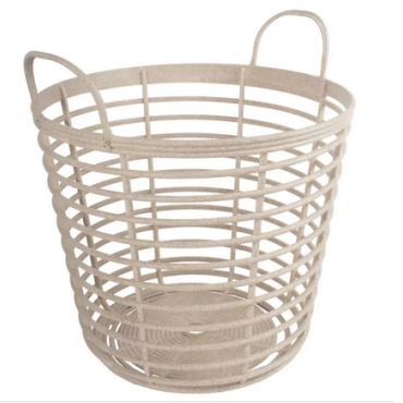 Mand Eco 25L crème hout/PP