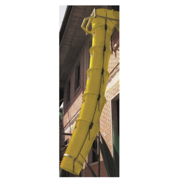 Stortkokeronderdeel met 2 kettingen 1,10m - HDPE