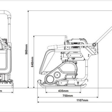 PCX 13/40E+ EGX accutrilplaat