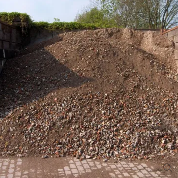 Gebroken puin grof 0-32mm los per m3