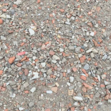 Gebroken puin grof 0-32mm los per m3