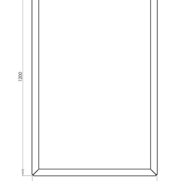 Cortenstaal plantenbak Rechthoek 80x120 H=80 cm MET bodemplaat