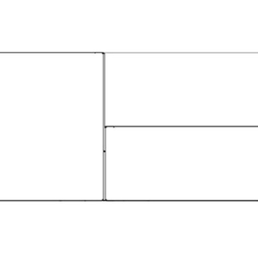 Cortenstaal plantenbak Vierkant Trapmodel 2 stuks 60x60 H=30+60 cm MET bodemplaat