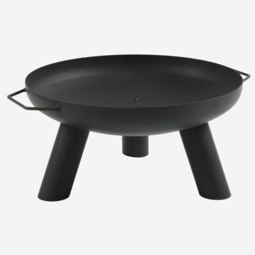 Stalen vuurschaal Rond black 98x31