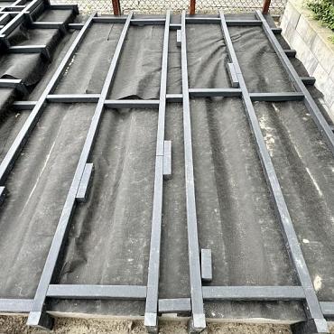 TimberTouch Kunststof onderregel 4x8x280cm Grijs